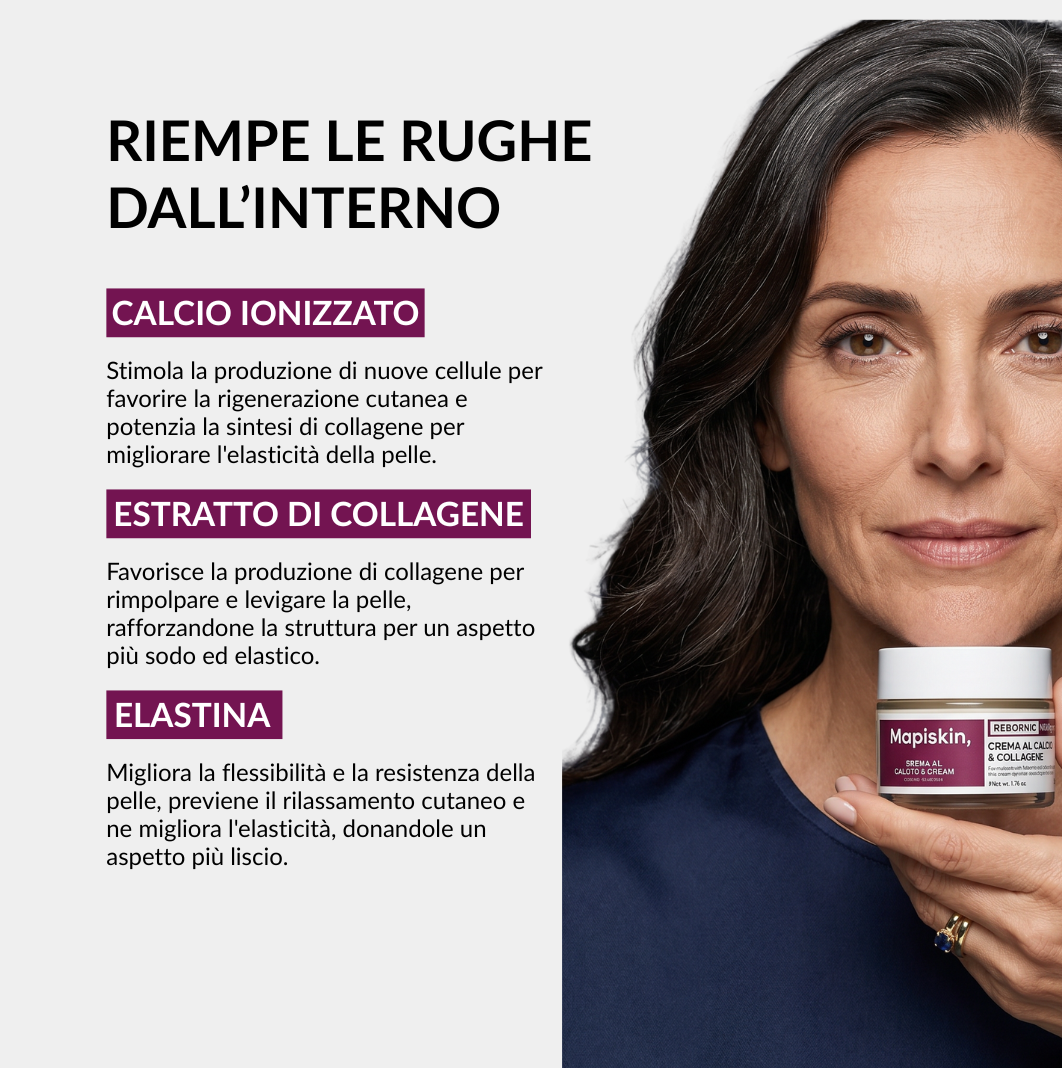 Crema Anti-Età al Calcio e Collagene